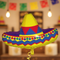 Sombrero Balloon with Ribbon