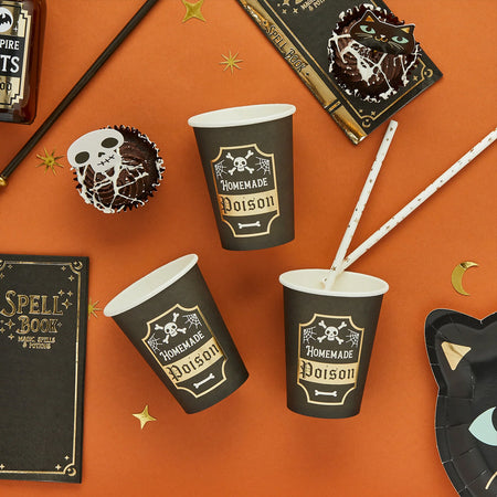 Homemade Poison Paper Cups - Pack of 8