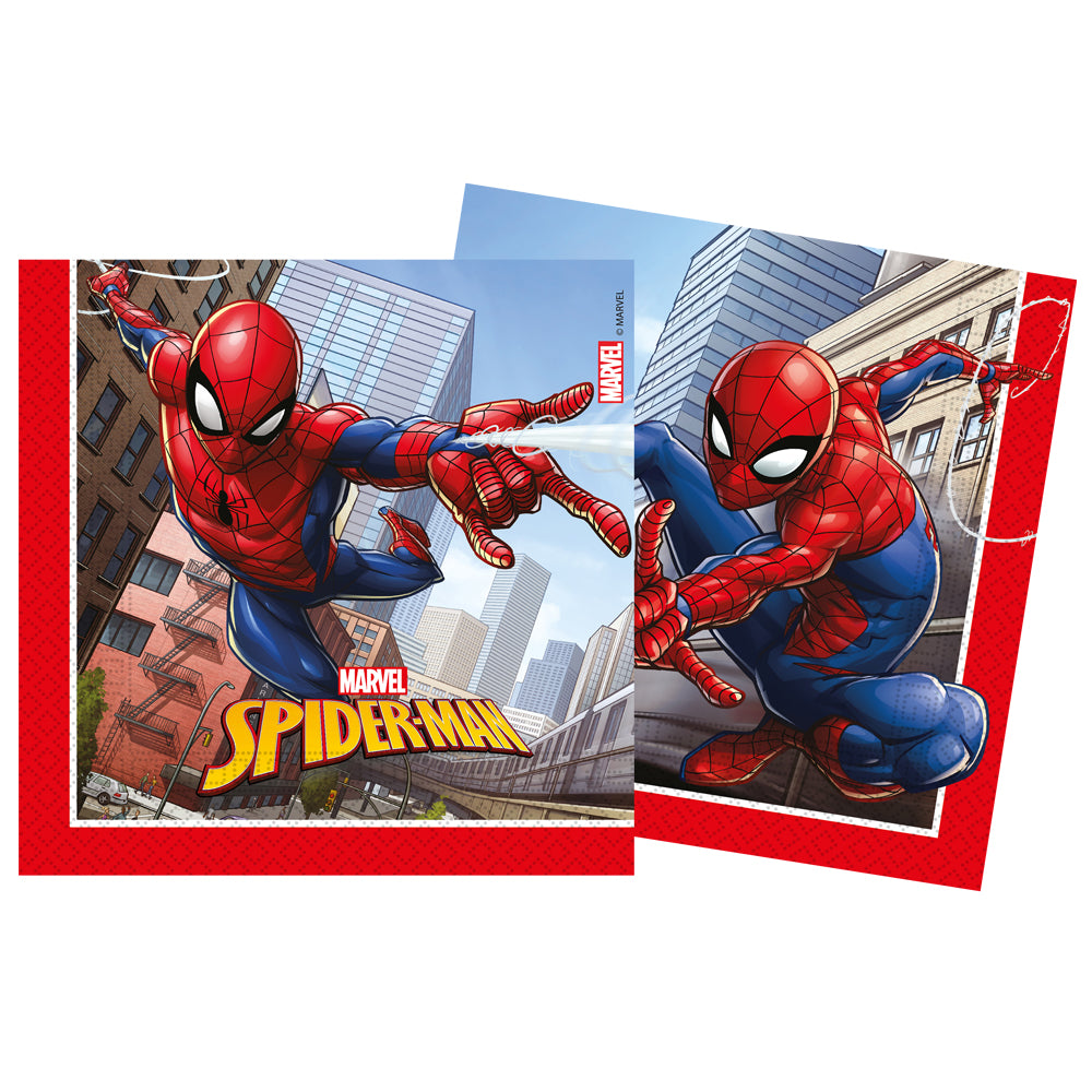 Spiderman Napkins - Pack of 20