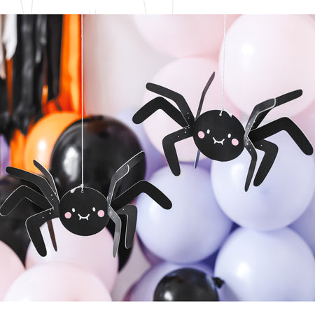 Paper Spider Kit Decorations - Pack of 5