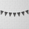 Spiderweb Bunting White Brick Wall