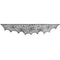 Halloween Spiderweb Fireplace Drape - 2.4m