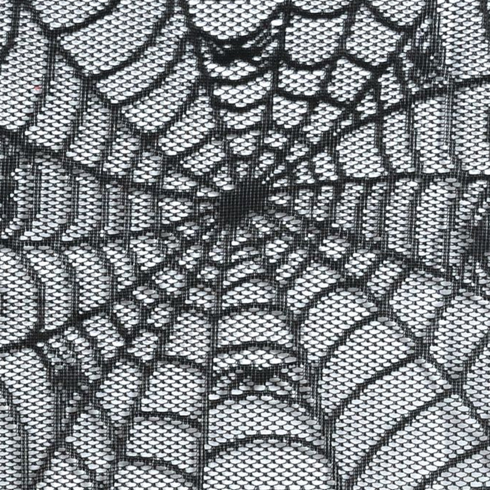 Halloween Spiderweb Fireplace Drape - 2.4m
