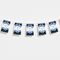 St. Andrew’s Day bunting on a white wall
