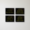 Star Wars Quote Posters - White Brick Wall 2x2 Grid