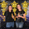 Gold Hanging Star Foil Balloons With Tassels - Pack of 3