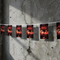 Stranger Things Upside Down Bunting on Abandoned Concrete Wall