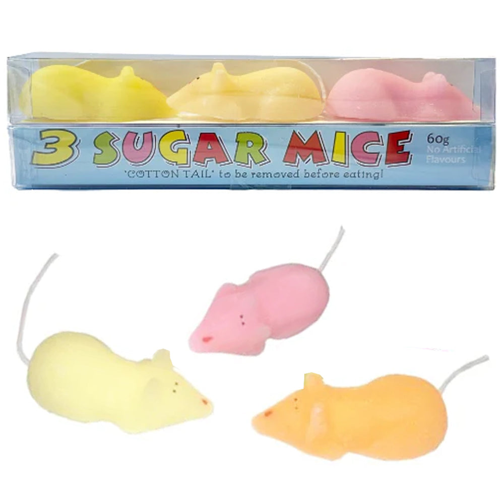 Sugar Mice - 60g - Pack of 3