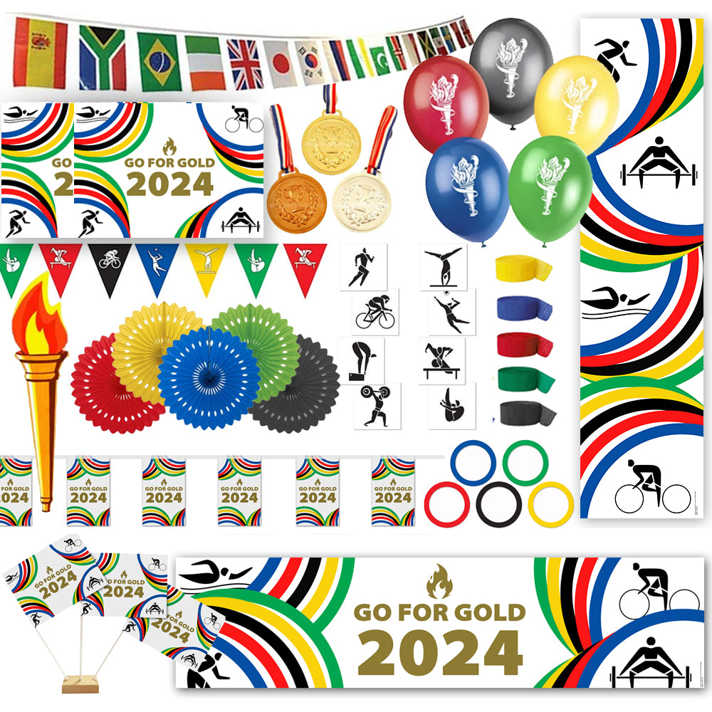 Large Summer World Games Athletics Decoration Pack Party Packs