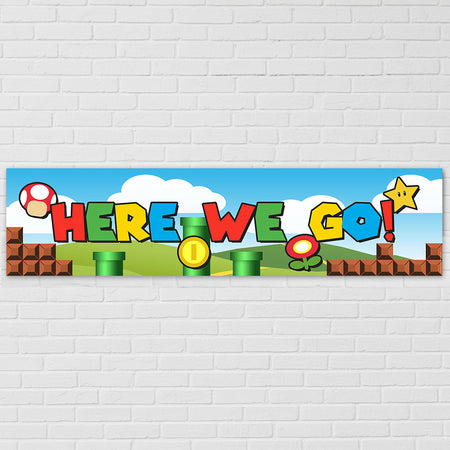 Super Plumber Bros Banner - 1.2m