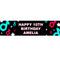 Personalised Tik Party Paper Banner - 1.2m