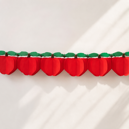 Tissue Apple Garland - 3.66m