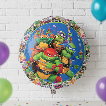 Teenage Mutant Ninja Turtles Round Foil Balloon - 18
