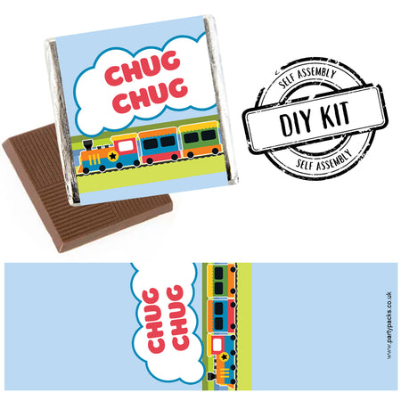 Square Chocolates - Trains - Pack of 16
