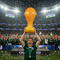 Trophy in Stadium Stand - Blurred Background