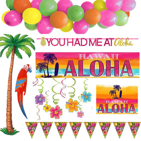 Tropical Beach Party Decoration Pack