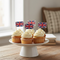 Union Jack Flag Picks - 6.4cm - Pack of 50