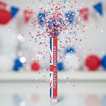 Union Jack Confetti Shooter Lifestyle Setting