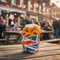 Union Jack Food Scoop on Table with Background