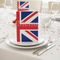 Union Jack Menu Card on Party Table