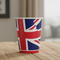 Union Jack Paper Cup Close Up on Table