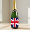Union Jack Wine Bottle Plain Indoor Setting