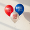 USA Latex Balloons with Textured Wall Background