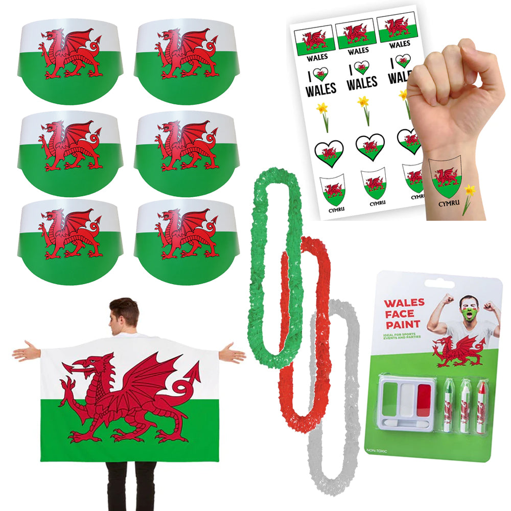 Wales Fancy Dress Sport Supporter Pack