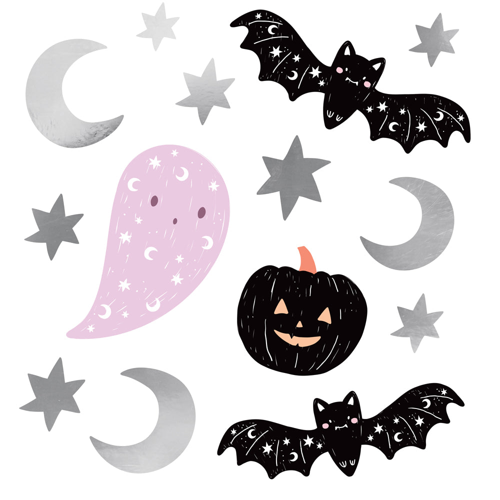 Halloween Wall Stickers - 4 Sheets