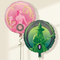 Wicked Foil Balloons on Neutral Background