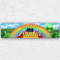 Wizard of Oz Birthday Banner on Smooth White Wall