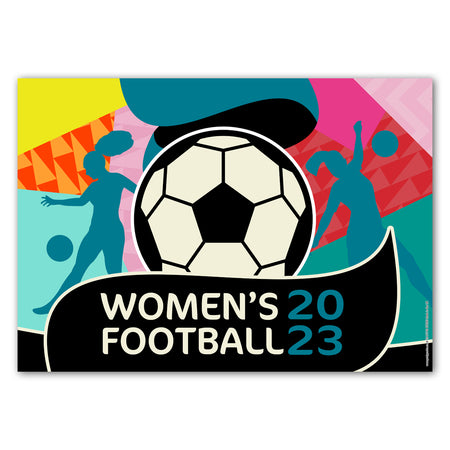 Women's Football 2023 Poster - A3