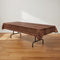 Wood Grain Tablecloth with Floor and Wall