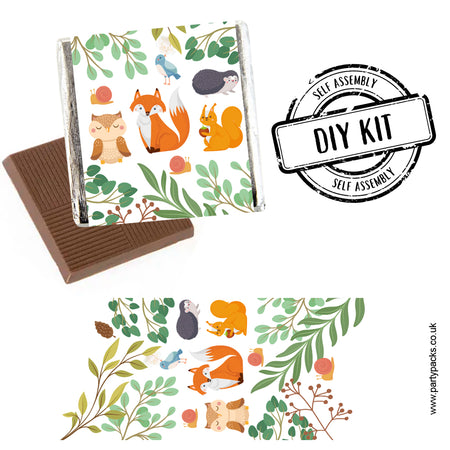 Square Chocolates - Woodland Animals - Pack of 16