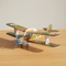 WW2 Glider Plane Toy on Table Close Up