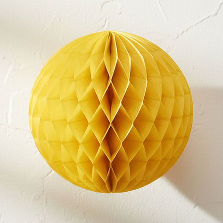 Yellow Tissue Ball - 20cm