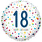 18th Birthday Confetti Foil Balloon - 18