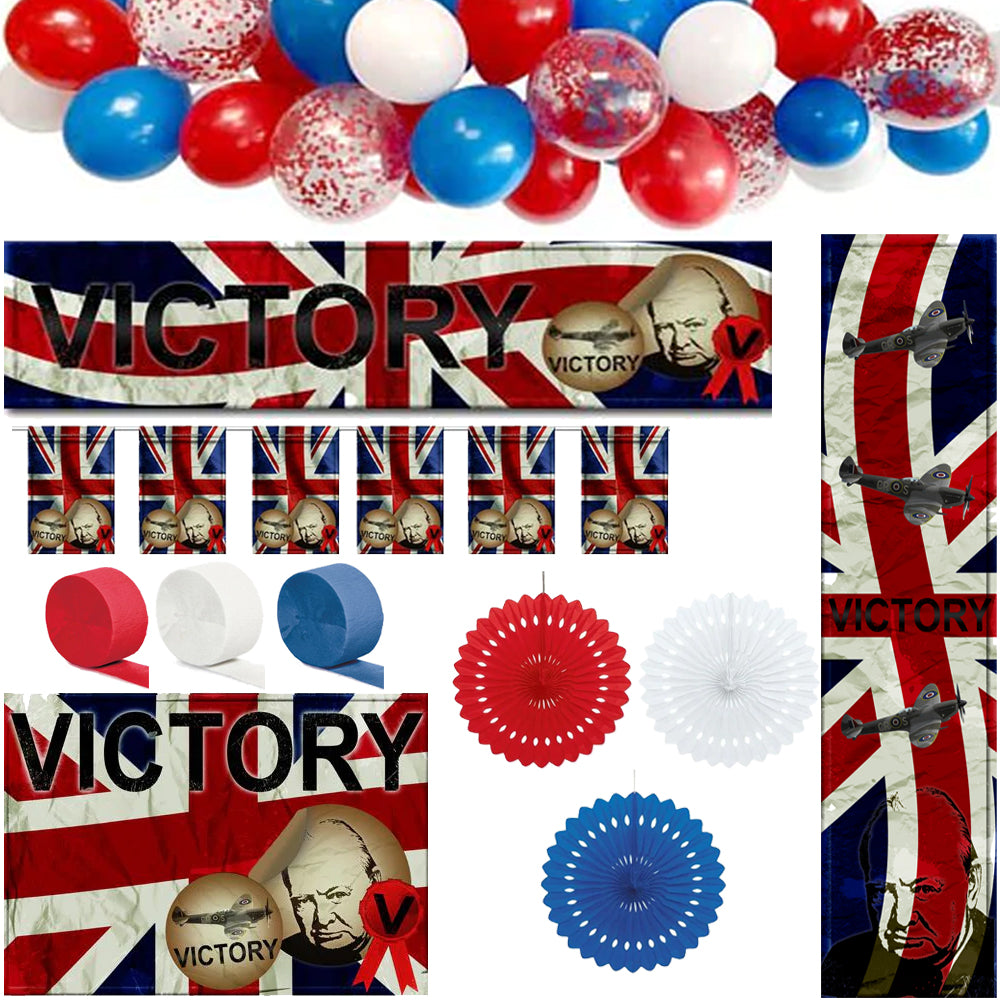 War Time Victory Decoration Party Pack