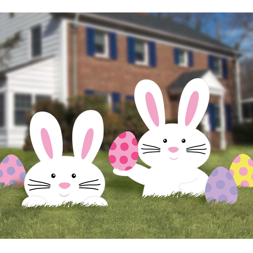 Easter Bunny Garden Signs - 42cm