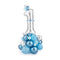 1st Birthday Blue Balloon Bouquet - 1.4m