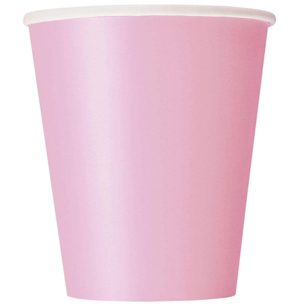 Light Pink cups 266ml (each)
