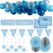 30th Birthday Blue & Silver Glitz Decoration Pack