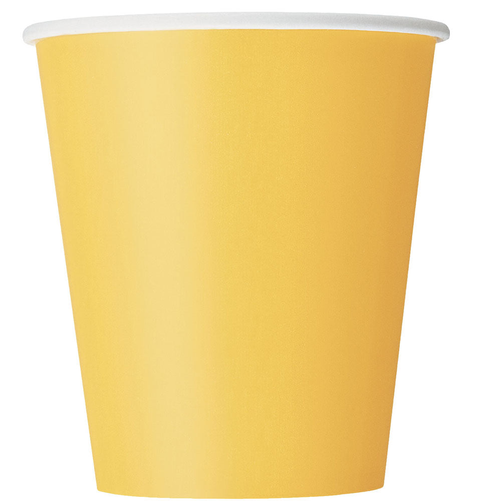 Yellow Cups 266ml (each)