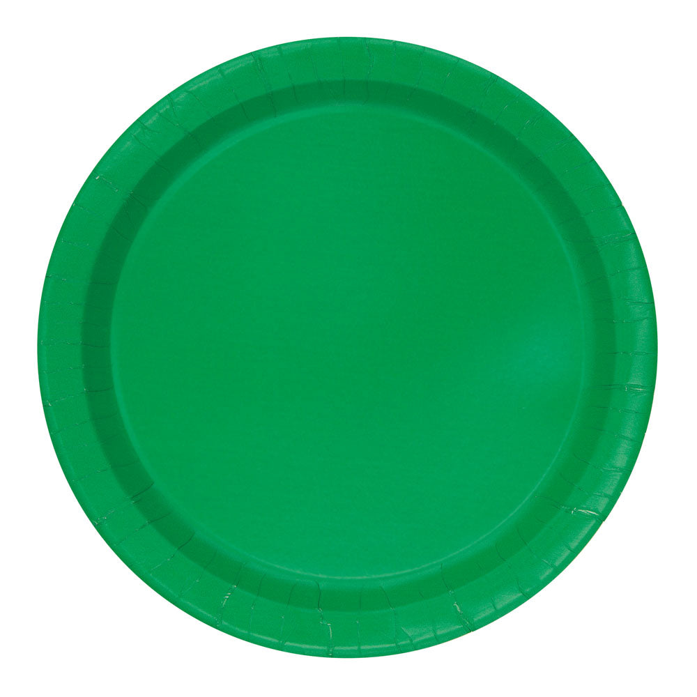 Green Paper Plates 