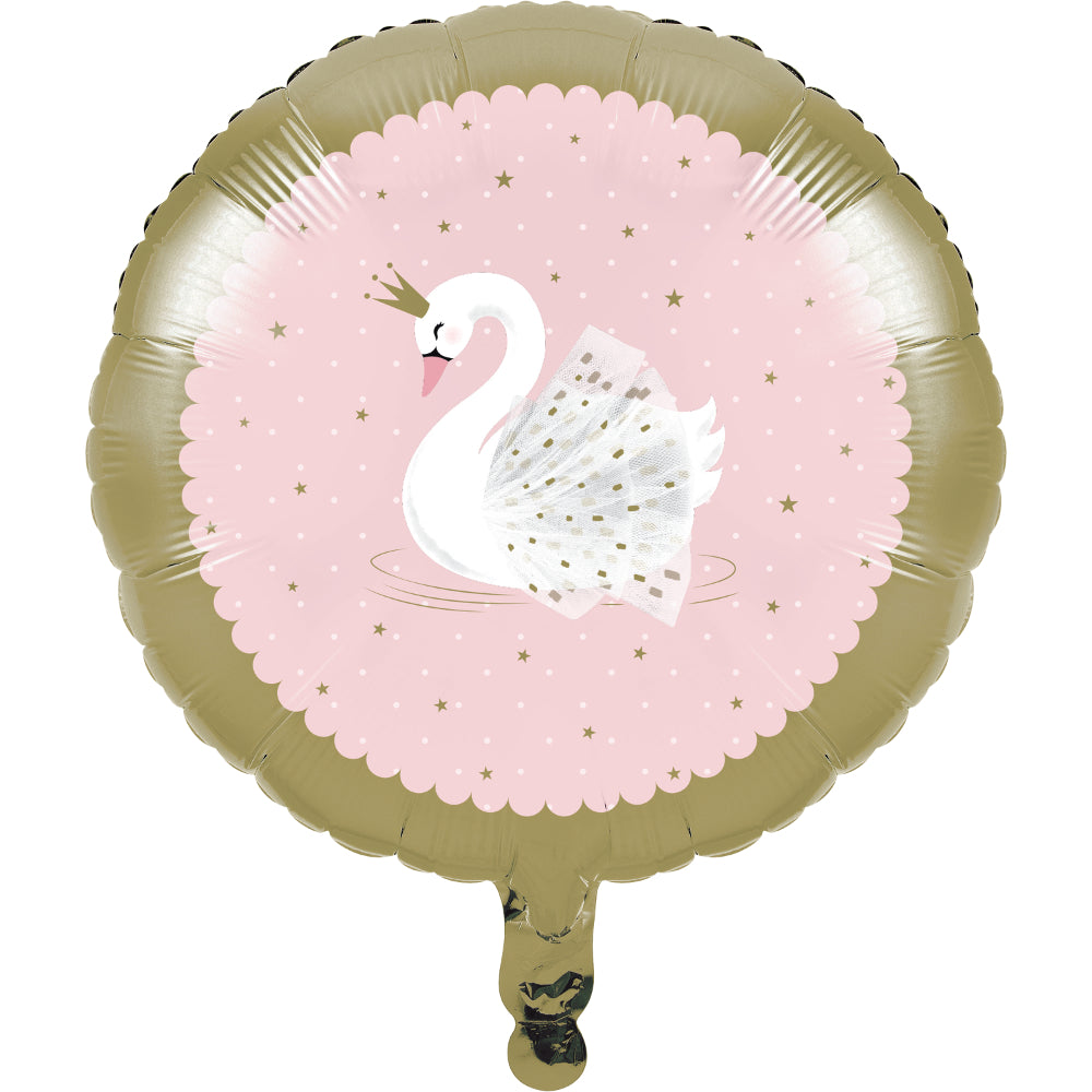 Stylish Swan Party Foil Balloon - 18"