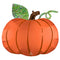 Satin Finish Pumpkin Shape Foil Balloon - 25