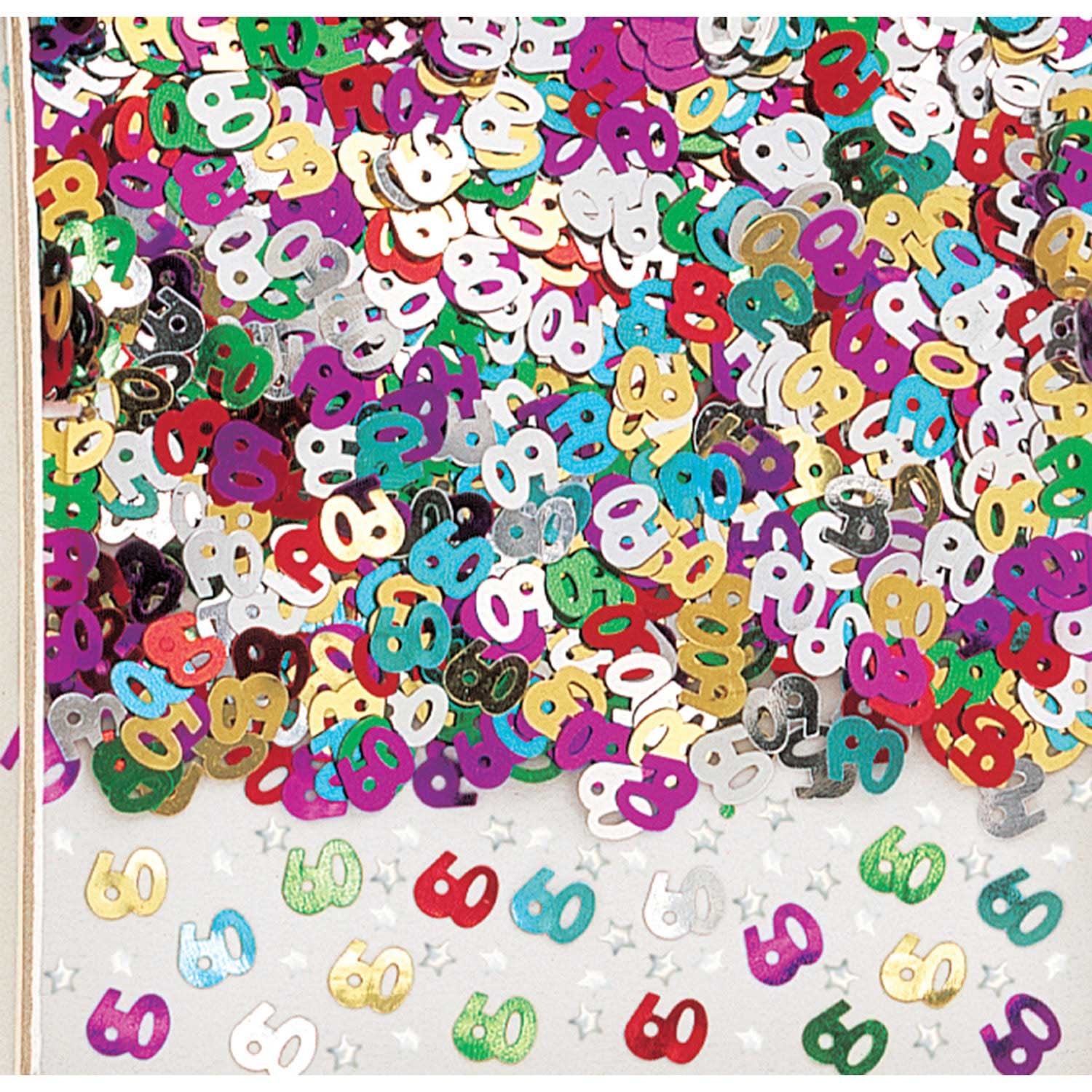 60th Birthday Age Confetti - 14g