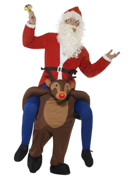 Piggyback Reindeer Rudolf Costume