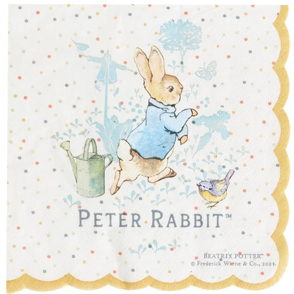 Peter Rabbit Classic Tableware Party Napkins - Pack of 16