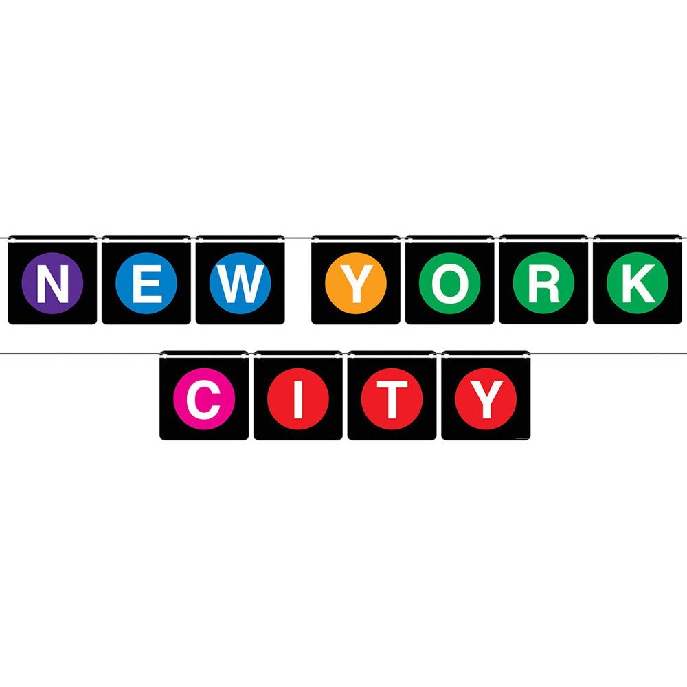New York City Letter Banner - 1.8m